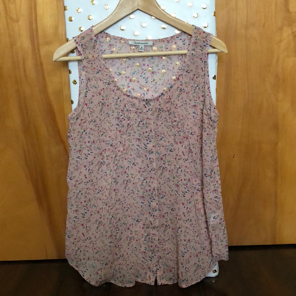 Quintessential sheer tank top